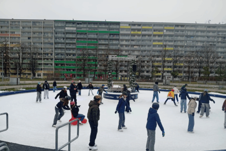 8. A, 8. B a 9. A na ledě