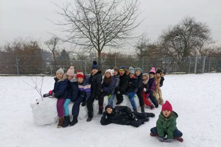 Stonožka ze sněhu II. oddělení ŠD