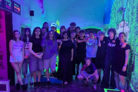 9. A – indoor minigolf